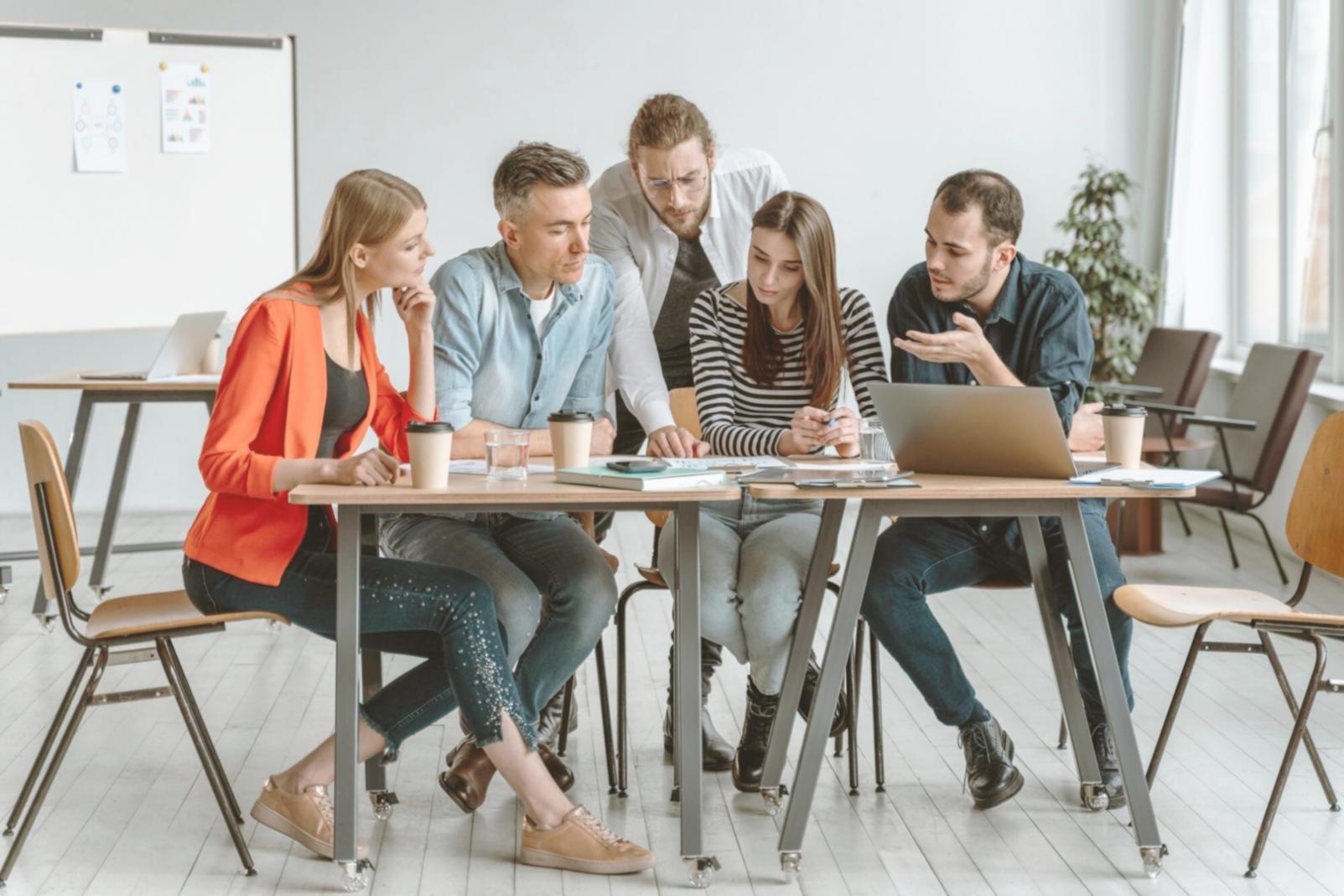 Équipe ventaluxeria au travail